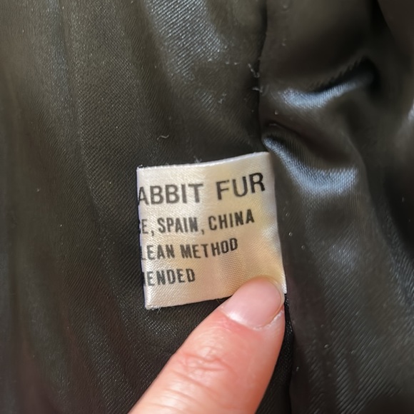 Genuine Rabbit fur coat - Picture 6 of 6